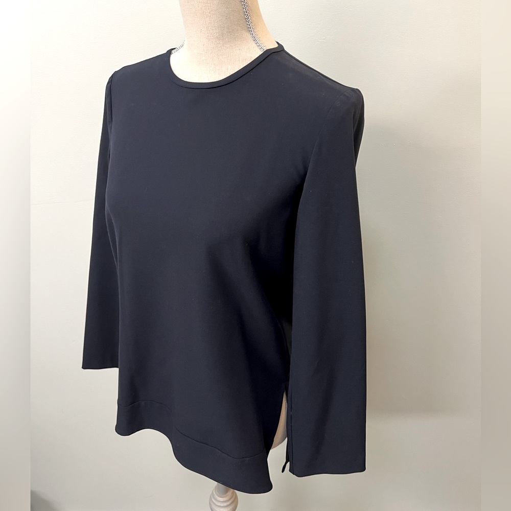 Zara long sleeves navy color top size XS